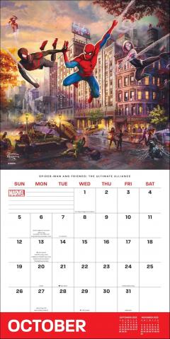 Calendar 2025 - Marvel by Thomas Kinkade