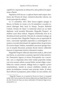 Napoleon al III-lea si Romania