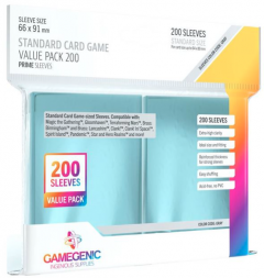 Set 200 folii protectie cartonase - Gamegenic Prime Standard