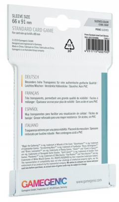 Set 50 folii protectie cartonase - Gamegenic Prime Standard