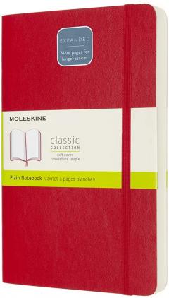 Carnet - Moleskine Expanded Large Plain - Scarlet Red