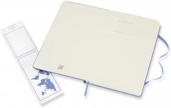 Carnet Moleskine - Hydrangea Blue Large Plain Notebook Hard 