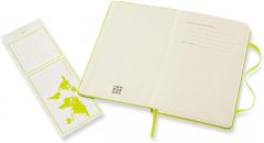 Carnet - Moleskine Classic  - Pocket, Hardcover, Plain - Lemon Green