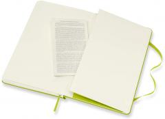 Carnet Moleskine - Lemon Green Large Plain Notebook Hard 
