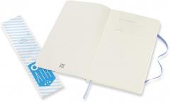 Carnet - Moleskine Classic - Large, Soft Cover, Plain - Hydrangea Blue