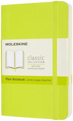 Carnet - Moleskine Classic - Pocket, Soft Cover, Plain - Lemon Green