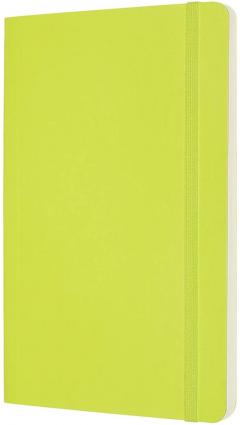 Carnet - Moleskine Classic - Large, Soft Cover, Plain - Lemon Green