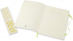 Carnet Moleskine - Lemon Green Extra Large Plain Notebook Soft