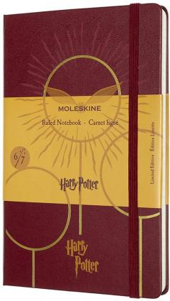 Carnet - Moleskine - Harry Potter - Quidditch - Burgundy Red