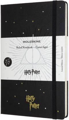 Carnet - Moleskine - Harry Potter - Deathly Hallows- Black