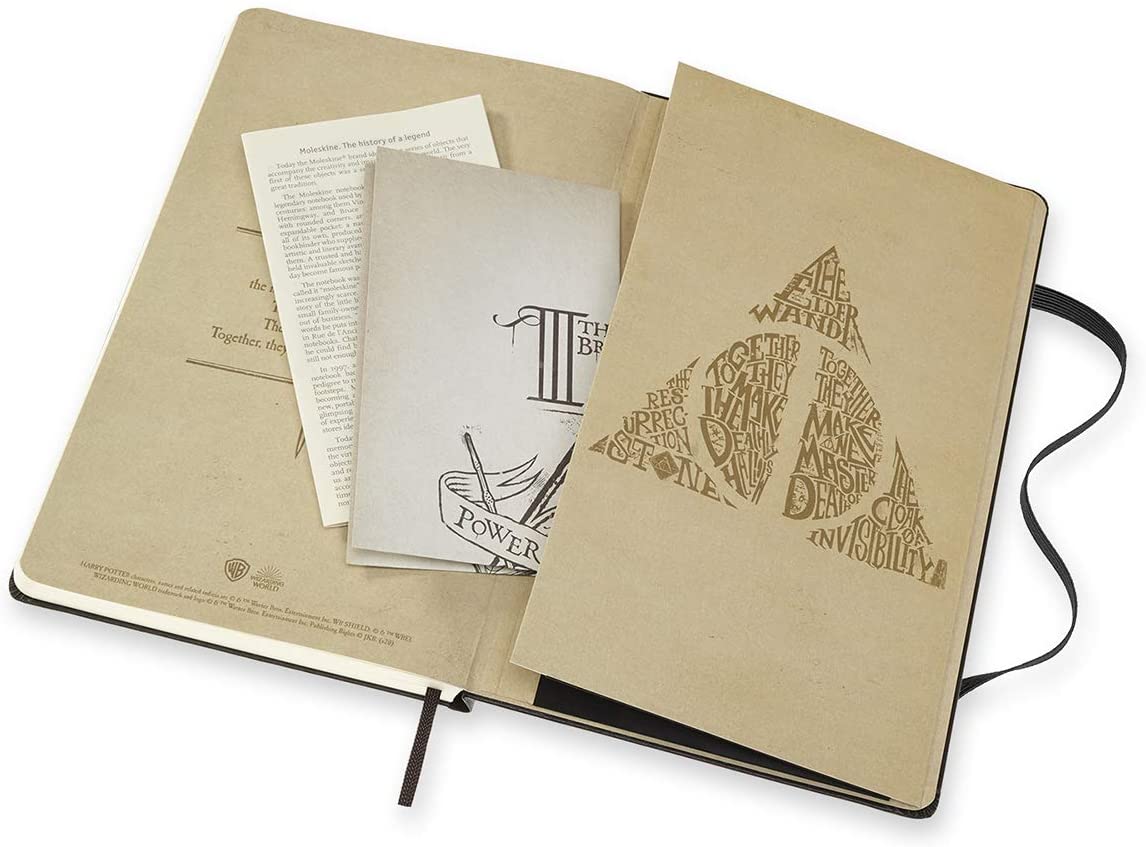 Moleskine Harry Potter Deathly Hallows Black Moleskine