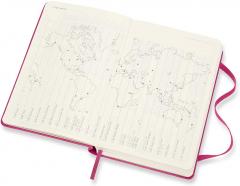 Agenda 2021 - Moleskine 12-Month Daily Notebook Planner - Bougainvillea Pink Hardcover, Pocket