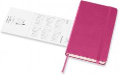 Agenda 2021 - Moleskine 12-Month Daily Notebook Planner - Bougainvillea Pink Hardcover, Pocket