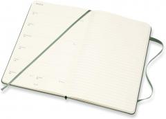 Agenda 2020-2021 - Moleskine 18-Month Weekly Notebook Planner - Green, Large, Hard Cover
