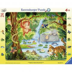 Puzzle tip rama - Jungla, 24 Piese