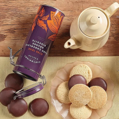 Biscuiti cu portocale si ciocolata neagra, 190g