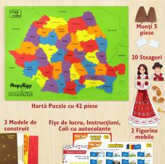 Puzzle 42 piese - Descopera Romania