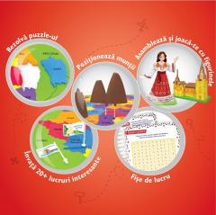 Puzzle 42 piese - Descopera Romania