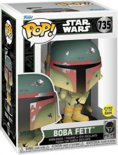 Figurina - Pop! Star Wars: Boba Fett (Glow in the Dark)
