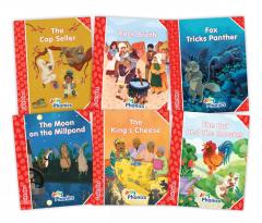 Coperta cărții Jolly Phonics Folktales Red Readers (Level 1) - Complete Set (1-6)