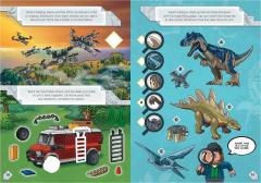 LEGO Jurassic World: Raptors on the Run Activity Book (with Kenji Minifigure, Baby Raptor and Accessories)