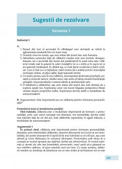Bacalaureat subiectul I si al II-lea - 70 de teste pentru evaluarea curenta