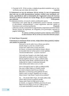 Bacalaureat subiectul I si al II-lea - 70 de teste pentru evaluarea curenta