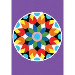 Kit desen cu particule de marmura - Coloreaza si straluceste