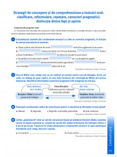 Caietul inteligent - Limba romana. Comunicare, clasa a VII-a