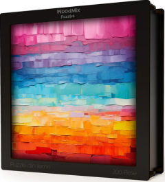Puzzle din lemn - Gradient - Color Cascade Conundrum
