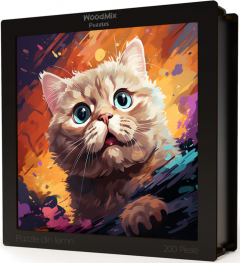 Puzzle din lemn - British Shorthair 2