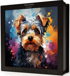 Puzzle din lemn - Yorkshire Terrier 1