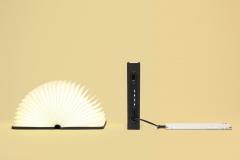 Lampa Lumio-mini: Orange Black