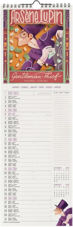 Calendar de perete 2025 - Book Lovers