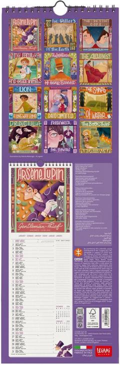 Calendar de perete 2025 - Book Lovers