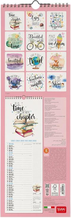 Calendar de perete 2025 - Never stop dreaming