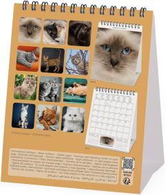 Calendar de birou 2025 - Cats