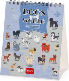 Calendar de birou 2025 - Dogs of the World