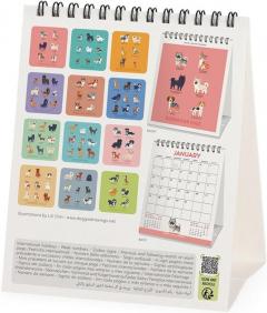 Calendar de birou 2025 - Dogs of the World