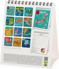 Calendar de birou 2025 - Let's Travel the World