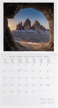 Calendar de perete 2025 - Mountains