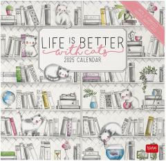 Calendar 2025 - Life is Better With Cats