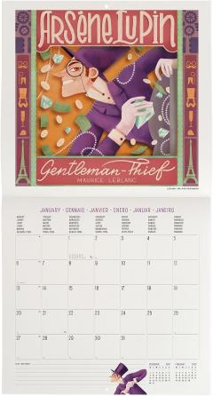 Calendar de perete 2025 - The Book Lover's