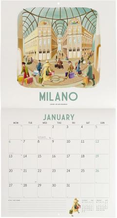 Calendar de perete 2025 - Italy