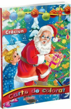 Carte de colorat - Craciun