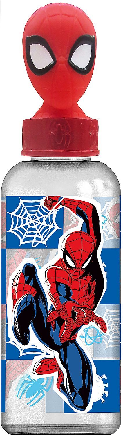 Stor Marvel Spiderman Drinkfles - 560 Ml, Aluminium, BPA-vrij, Met Dop En Handvat