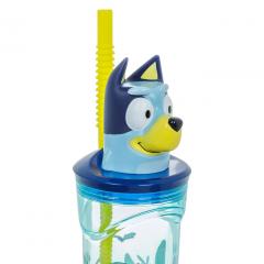 Pahar cu pai 360 ml - Bluey - Bluey
