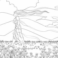 Lore Olympus: The Official Coloring Book