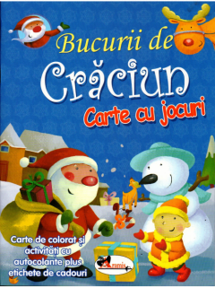 Bucurii de Craciun. Carte cu jocuri