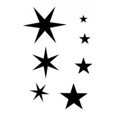 Sablon adeziv - Stelute
